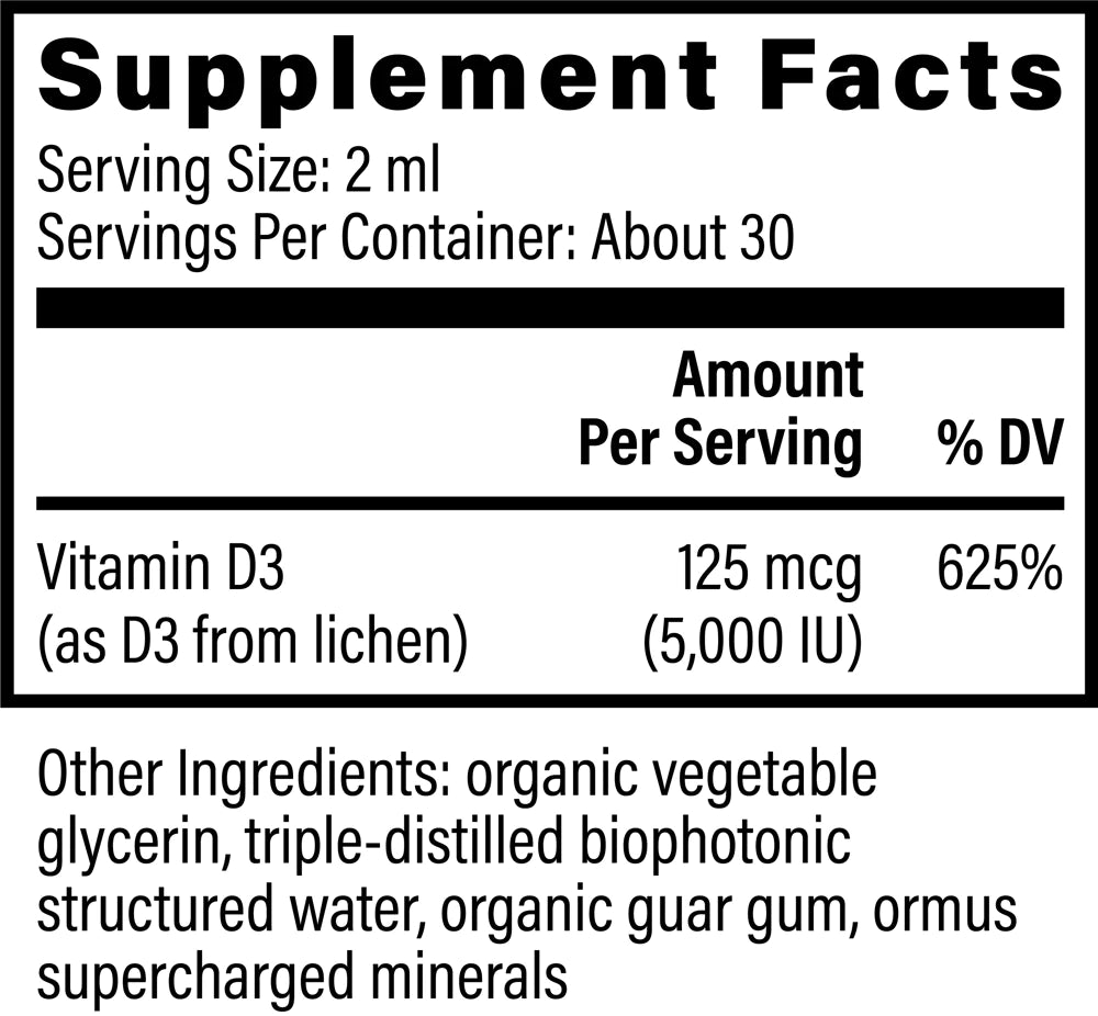 D3 Organic Vegan Vitamin D3