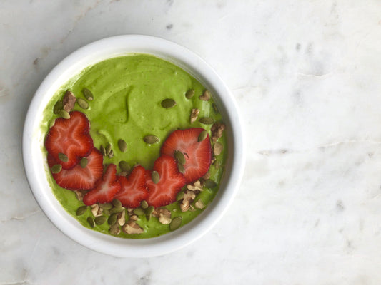 Strawberry Matcha Smoothie Bowl