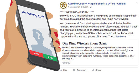 cellphone scam FI