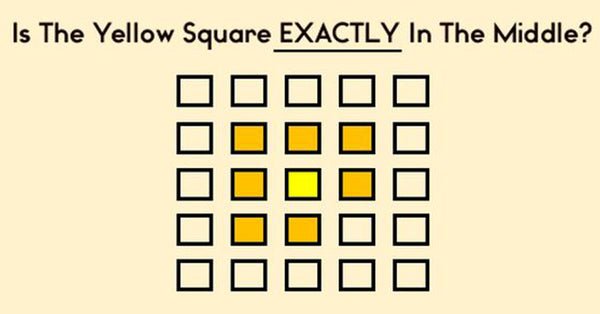 Only Visually Intellectual People Can Pass This Color Square Test ...