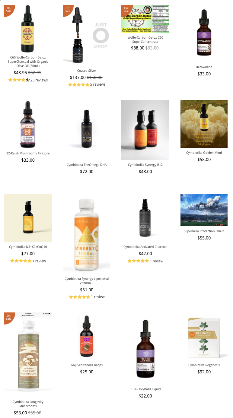 Tinctures and Liquid Supplements