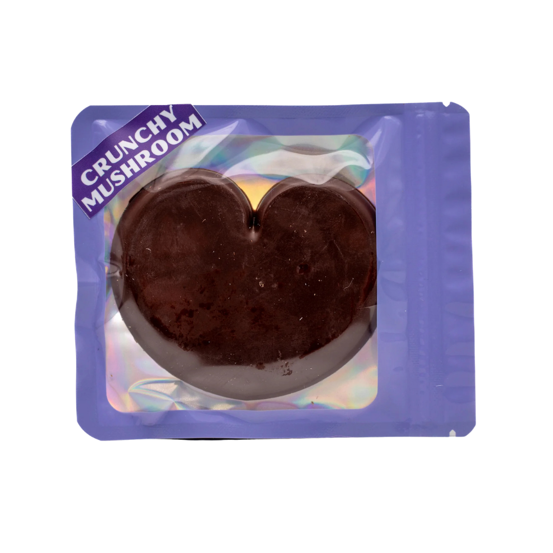 Sacred Hearts Chocolate Bar - Crunchy Mushroom - 6 Pack