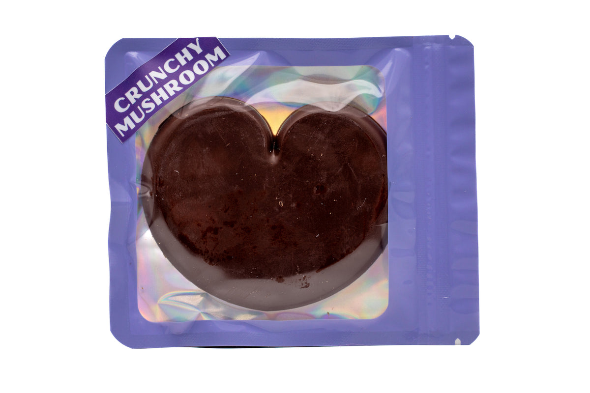 Sacred Hearts Chocolate Bar - Crunchy Mushroom - 6 Pack