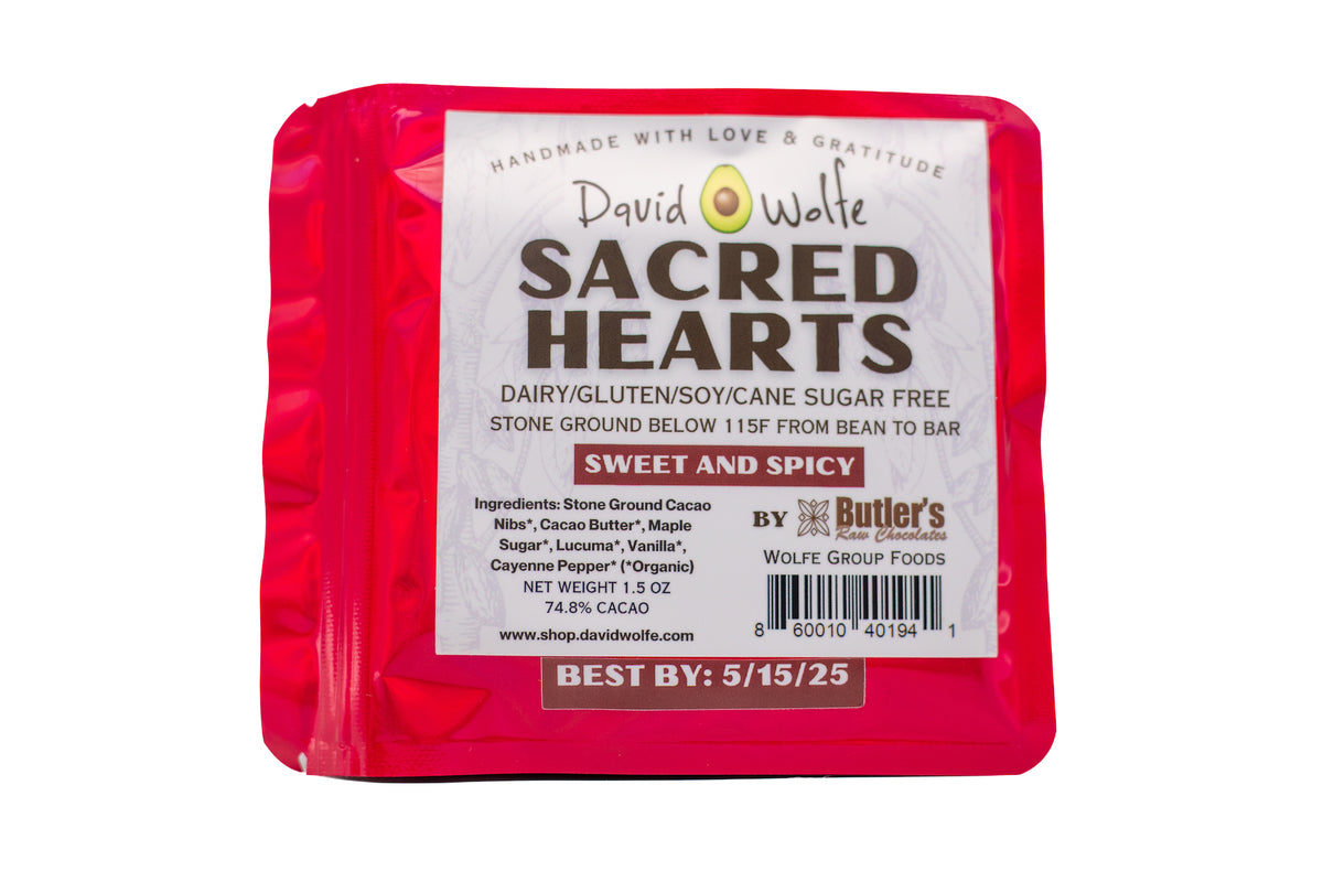 Sacred Hearts Chocolate - Sweet and Spicy (6 pack)