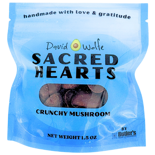 Sacred Hearts Chocolate - Crunchy Mushroom - Mini Hearts 6 Pack
