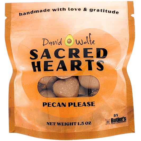 Sacred Hearts Chocolate  - Pecan Please - Mini Hearts 6 Pack