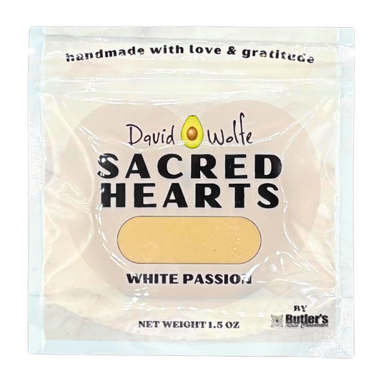 Sacred Hearts Chocolate Bar - White Passion - Single